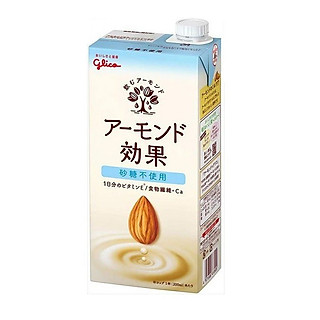 Sữa hạnh nhân Glico Almond 1000mL nội địa Nhật (không đường)