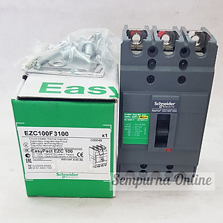 Cầu dao MCCB Schneider EZC100F3100 100A 10kA 3P