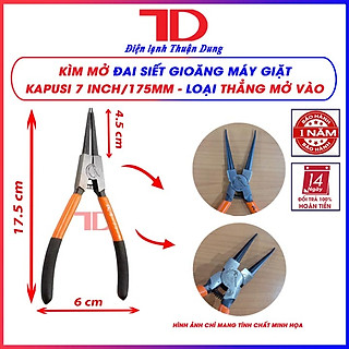 Kìm mở đai siết gioăng máy giặt cửa ngang, kìm Kapusi 7"/175mm , Điện lạnh Thuận Dung