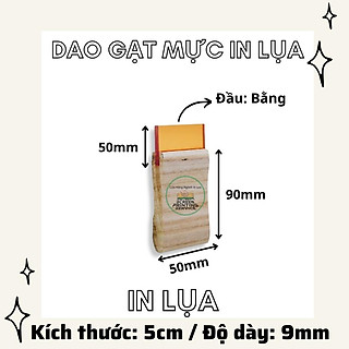 Dao gạt mực in lụa dày 9mm, độ cứng 75 độ (Cứng)