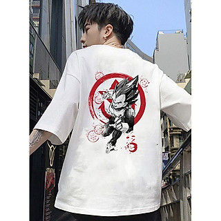 Áo thun unisex form rộng in hình VEGETA cực ngầu