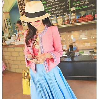 Mũ phớt cói cao cấp cho nữ, nón cói panama thời trang mới