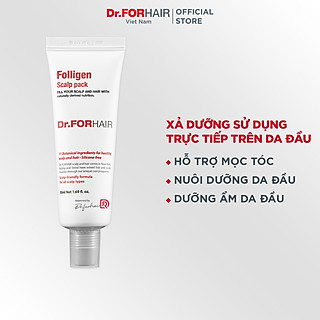Dầu xả dưỡng tóc, kem xả chăm sóc nuôi dưỡng tóc chăm sóc da đầu, giảm rụng tóc Dr.FORHAIR Folligen Scalp Pack 50ml