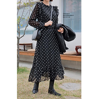 Q291120 ĐẦM MAXI CHẤM BI