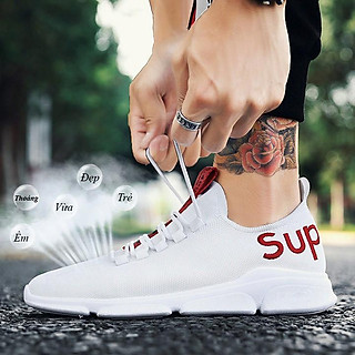 GIÀY SNEAKER THỂ THAO NAM MÀU TRẮNG