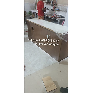 Tủ bếp mini mặt gạch