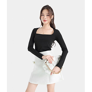 Áo Thun Nữ Thời Trang HNOSS Khoen Lưng HNATH049