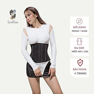 Đai nịt bụng hỗ trợ giảm mỡ định hình eo thon Latex Corset Chuẩn Luxury truyền thống 25cm