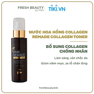 Nước hoa hồng Pime Remade Collagen Toner 100g tái tạo, làm sáng da, giảm mụn