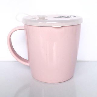 Cốc Uống Nước Có Lỗ Cắm Ống Hút 300ml