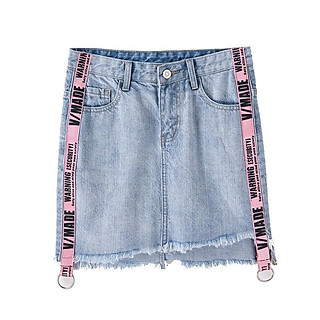 Chân váy jean thể thao