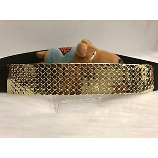 Thắt lưng vãy cá bản 3cm. màu  VÀNG
