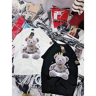 Áo thun tay lỡ nam nữ, áo phông unisex form rộng chất cotton mát mịn thấm hút mồ hôi in hình Hoạt Hình