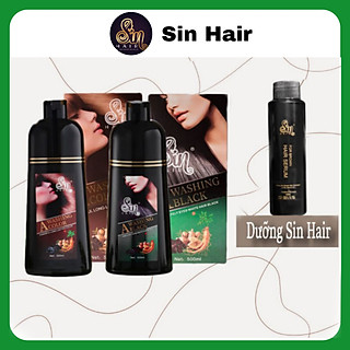 Dầu gội phủ bạc sin hair màu nâu Sin Hair 500ml
