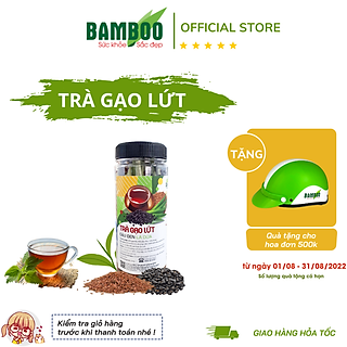 Trà gạo lứt đậu đen lá dứa Bamboo - 350g