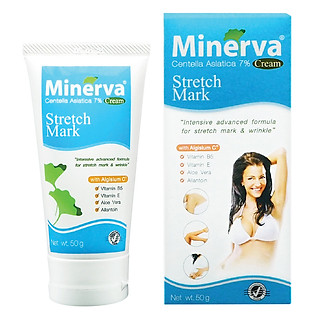 Kem Thoa Giảm Rạn Và Nhăn Da Minerva Stretch Mark Cream - BER08 (50g)