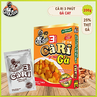 Cà Ri 3 Phút Gà Cay Ông Chà Và 200g Sản Phẩm Có Thịt Thật