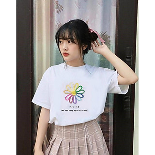 Áo Thun Nữ Họa Tiết Hoa Cúc 7 Màu