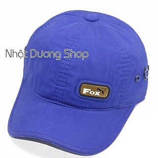 Nón kết xịn con báo Fox - Xanh dương chất liệu Kaki cao cấp oát mềm tạo cảm giác thoải mái cho người đội
