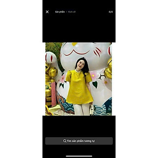 SET ÁP TAY PHỒNG PHỐI CỔ TAPTA NHUNG KÈM QUẦN LỤA 4 MÀU Y HÌNH