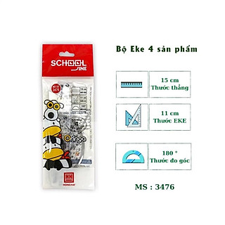 Bộ eke 4 sản phẩm Hồng Hà (3476)