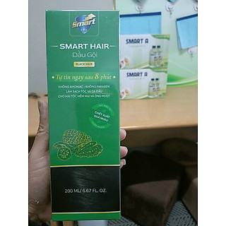 Dầu gội - Nhuộm tóc PHỦ BẠC SMART HAIR - Hai màu Đen và Nâu - Hương thơm dịu nhẹ và màu tự nhiên