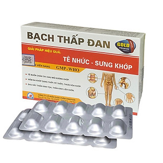 ￼BẠCH THẤP ĐAN  Gold Vinaphar - Hộp 30 viên -  Giảm đau mỏi xương khớp, tê bì chân tay