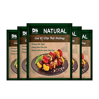 Combo 5 gói Natural Gia vị Ướp Thịt Nướng Dh Foods