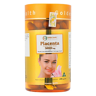 Nhau Thai Cừu Golden Health GH 50.000Mg (100 Viên)