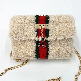 Set phụ kiện làm túi tự đan len bông xù ( có lip hướng dẫn)