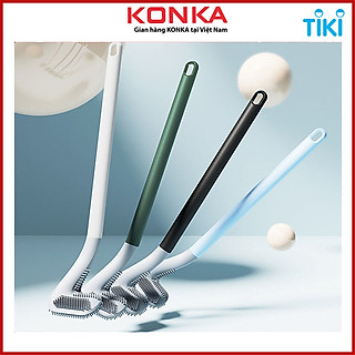 Chổi Cọ Toilet Thông Minh Silicon - Chổi Cọ Rửa Nhà Vệ Sinh ( Tặng Kèm Móc Dán Tường )