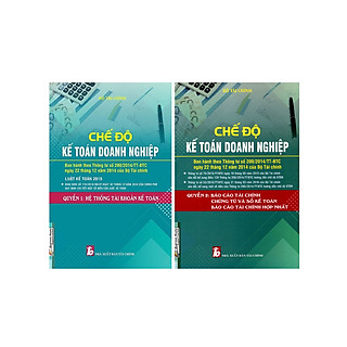 Combo Chế Độ Kế Toán Doanh Nghiệp - Quyển 1+2 _KT