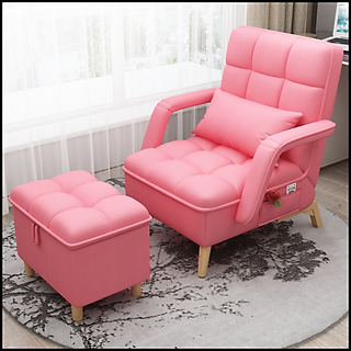 Ghế Sofa Lười Cao Cấp Kèm Đôn Ghế. Sofa Lười Tatami Cao Cấp 3 Chế Độ Ngả Lưng Thông Minh