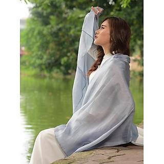 Khăn Lụa Truyền Thống SenSilk - Silk Shawl 100% Pure Silk - Quà Tặng Khăn Lụa Cao Cấp - Silk Gift for Men Women