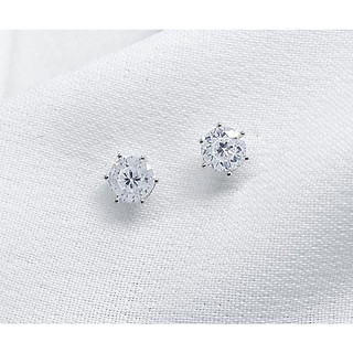 Bông tai kim cương 6ly siêu sáng