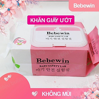 Khăn Giấy Ướt Bebewin Hàn Quốc Gói To 660g 150 Tờ Không Mùi An Toàn Cho Da