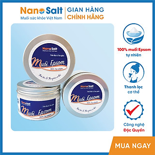 Muối Epsom thải độc Nanosalt (Lọ 200gr)