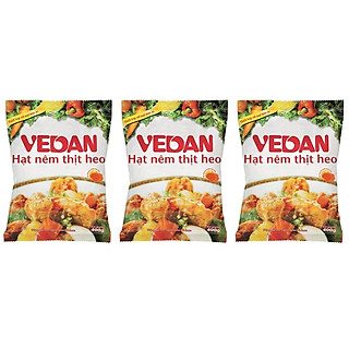 Combo 3 Gói Hạt Nêm Thịt Heo VEDAN 400g