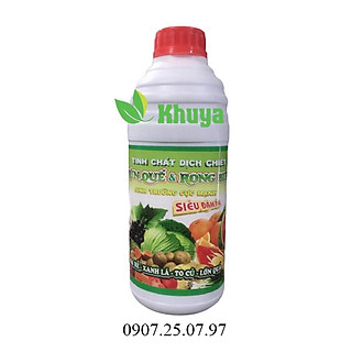 Chế phẩm tinh chất dịch chiết Trùn quế và Rong biển Siêu đậm đặc 1 Lít