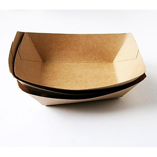 Khay giấy đựng fastfood (11x15x4.5cm 100 cai/đơn)