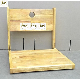 GHẾ NGỒI BỆT gỗ cao su MẶT NGỒI LIỀN