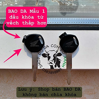 Bao da dành cho Chìa Khóa cơ Honda Airblade, SH, SH Mode, PCX, Click, Lead, Vision, Vario, Wave, Future, Blade handmade da thật