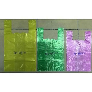 Túi xốp/ bao xốp trắng hoặc màu zin mỏng đựng hộp cơm, trái cây( XỐP 20,24,26,30,40,50,60) - 1kg