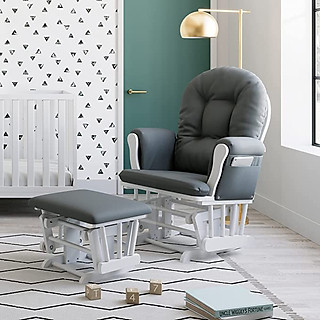 Ghế lắc thư giãn GLIDER CHAIR - Xám/Trắng C-CGL1WG