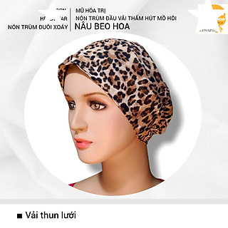 [2 LỚP] Nón vải trùm đầu, bằng vải mát, beanie, cancer, chemo hat, mũ vải thời trang, mũ hóa trị, mũ xạ trị