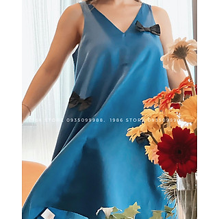 VÁY SÁT NÁCH CỔ TIM PHỐI NƠ