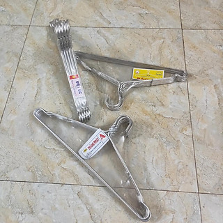 Bộ 10 móc Treo phơi quần áo dầy, quần áo vừa và mỏng cho người Lớn