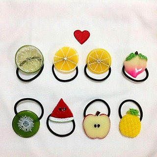 Dây buộc tóc hoa quả lớn