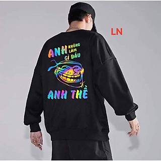 Áo Swt đen phản quang các hình DA6