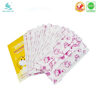 Khẩu trang y tế Tâm Thiện Chí VRT Quai bản mềm Túi 10 cái
